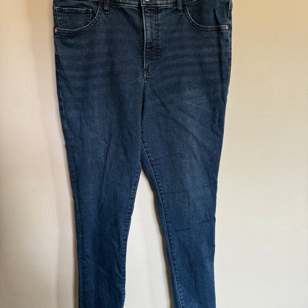 Express‎ Jeans Womens Size 12R Blue SKINNY HIGH RISE HYPER STRETCH City Modern